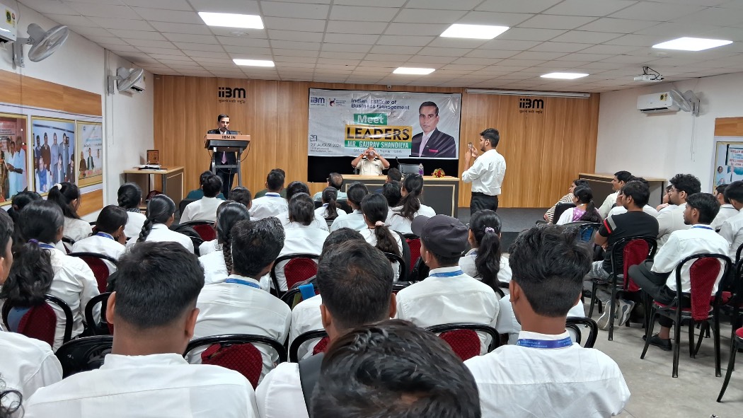 ‘Meet the Leader’ Program with Gaurav Shandilya at IIBM